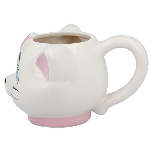 TAZA CERAMICA 3D EN CAJA REGALO TRANSPARENTE ARISTOGATOS MARIE