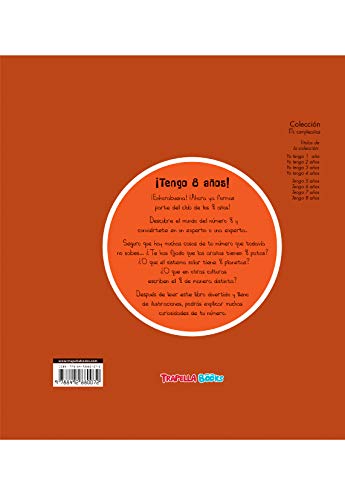 Tengo 8 años: ¡El libro del número 8! (Mi cumpleaños)