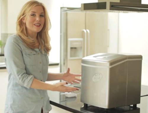 Think Gizmos Maquina de hielo casera - La mejor fabricadora de cubitos de hielo para casa - Maquina de hielo portátil - Produce 15kg de cubitos de hielo en 24 horas - ¡Disfrute bebidas on-the-rocks!