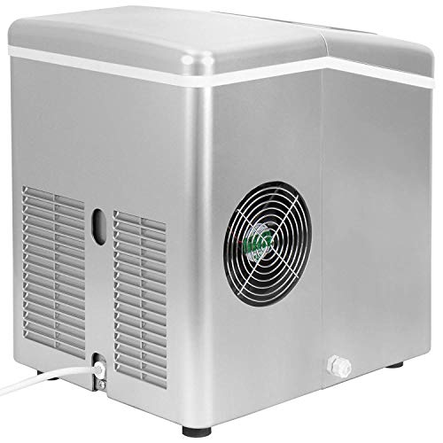 Think Gizmos Maquina de hielo casera - La mejor fabricadora de cubitos de hielo para casa - Maquina de hielo portátil - Produce 15kg de cubitos de hielo en 24 horas - ¡Disfrute bebidas on-the-rocks!