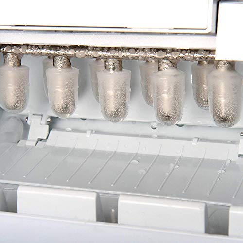 Think Gizmos Maquina de hielo casera - La mejor fabricadora de cubitos de hielo para casa - Maquina de hielo portátil - Produce 15kg de cubitos de hielo en 24 horas - ¡Disfrute bebidas on-the-rocks!