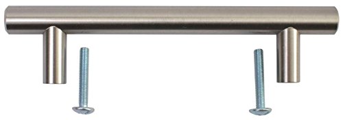 Tirador de acero inoxidable para armarios de cocina y para cajones de 96 mm y 136 mm de longitud