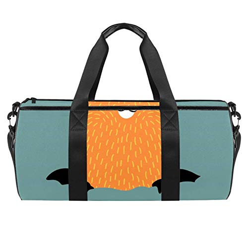 TIZORAX Groundhog On Hole Gym Duffle Bag Drum Tote Fitness Travel Bag Rooftop Rack Bag