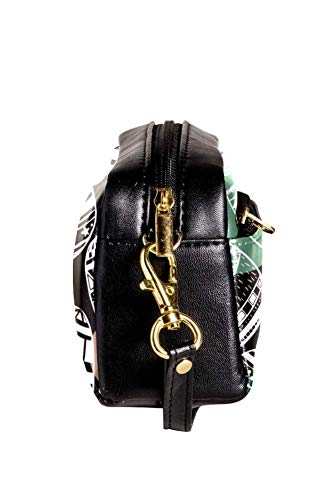 TIZORAX Huevos de Pascua Colorido Confeti Esparcido Patrón Lápiz Estuche de Cuero PU Estudiantes Estacionarios Bolsa de Maquillaje Bolsa de Cosméticos Bolsa