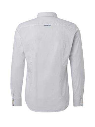 Tom Tailor Casual 1008320 Camisa, Blanco (White 20000), XXX-Large para Hombre