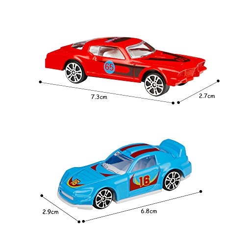 TONZE Coches Niños Juguetes Vehiculos Metálico Mini Miniaturas Coches Maquetas Vehiculos Coches Metalicos Juguetes Niños Niñas 3 4 5 Años 16 Coches