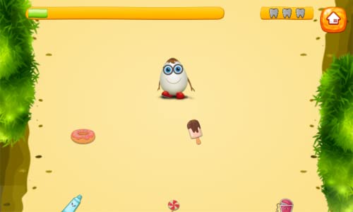 Tooth Race Carakuato: juego educativo para que niños y bebés aprenden a evitar el azúcar y las caries