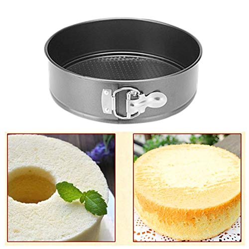 Torta De Pan 18cm Antiadherente De Acero Al Carbono Hornear Molde Redondo Desmontable Hornada De La Torta Moldes para Hornear De Fondo Suministros Cake
