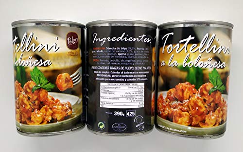 Tortellini Boloñesa Polgri 390 grs. x 3 unds.