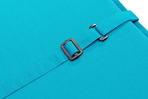 Traumnacht Confort, Cojines para Silla, 2 unidades, Aqua, 190 x 58 x 6 cm