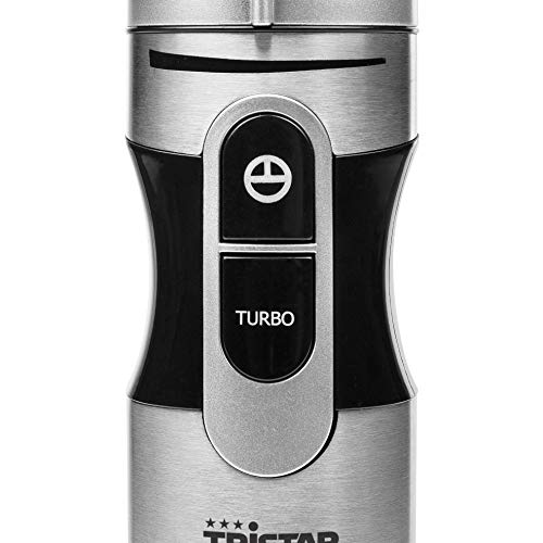 Tristar MX-4828 - Batidora de mano, Varilla de acero inoxidable extraíble, Motor de 1000 vatios CC