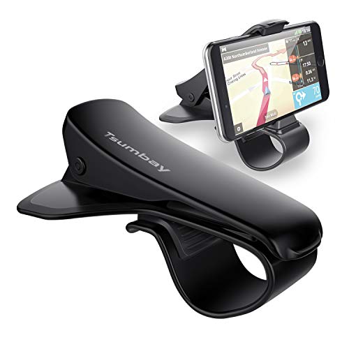 Tsumbay Soporte Móvil para Coche, Porta Teléfono Universal Super Estable Titular de Teléfono para Todo Tipo de Teléfonos 3.0"a 6.5" Compatible para iPhone Nokia, Wiko, Huawei, Xiaomi, HTC