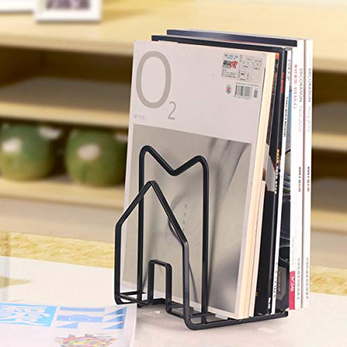 TuToy Negro/Blanco Lp Vinyl Iron Storage Rack File Holder Soporte De Cocina Rack De Almacenamiento Para 7 '/ 12' Lp - Negro