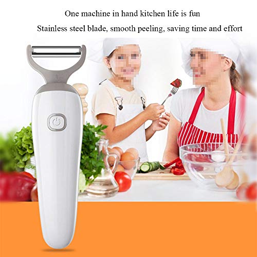 TWW Pelador Cuchillo De Pelar Eléctrico Artefacto De Pelado Triturado Multifunción Cuchillo De Raspado Doméstico Artefacto Cocina