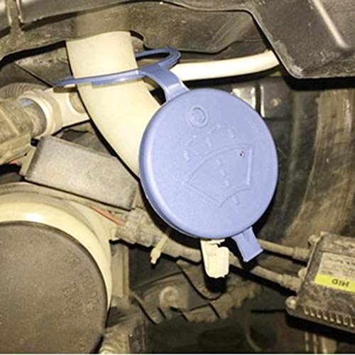 UHAoo Reemplazo para Peugeot 206 207 Cap Parabrisas Lavadora de Botellas Tapa Limpiaparabrisas embalse Cubierta de plástico