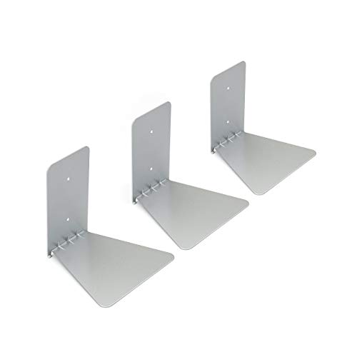 Umbra 330639-560,  Estante invisible de metal, plateado, 12,7 x 12,7 x 14 cm, pack de 3 unidades
