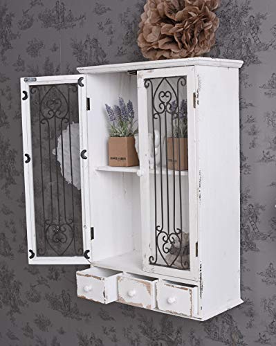 Unbekannt pared armario vitrina expositor colgante Shabby Chic hängeschrank – Vitrina veneciano
