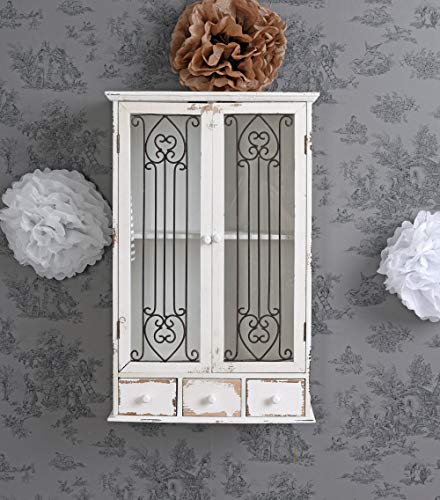 Unbekannt pared armario vitrina expositor colgante Shabby Chic hängeschrank – Vitrina veneciano