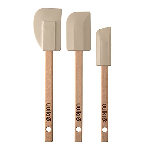 Uulki® 20 piezas Set Utensilios de cocina ecológica de Ardennes Madera de Haya – con cascanueces
