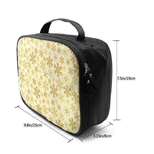Vacaciones Metálicas Escamas Bolsa de Maquillaje Organizador de Cosméticos Neceser de Belleza Bolsa de Viaje
