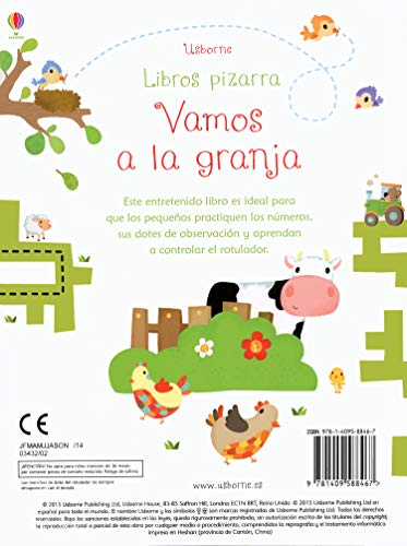 Vamos A La Granja. Libros Pizarra (+ Rotulador)