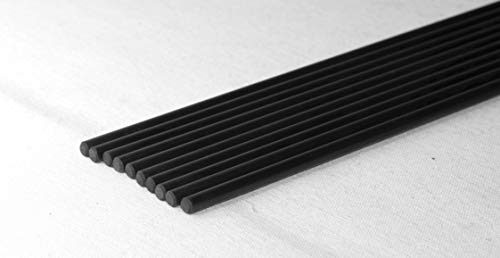 Varilla Fibra de Carbono Vareadora ■ Adaptables a la vareadora Zanon/Benza/Zome ■ Ø 4,5 mm / 370 mm ■ Pack 10 Unidades