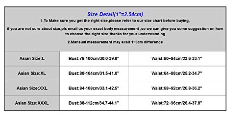 VECDY Bañador para Mujer Traje De BañO Acolchado Traje De BañO Monokini Push Up Bikini Sets (Multicolor, XXXL)