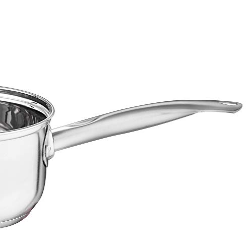 Velaze Juego de Ollas de Acero Inoxidable, Batería de Utensilios de Cocina Conjunto de Cacerolas Antiadherentes(9 Piezas)