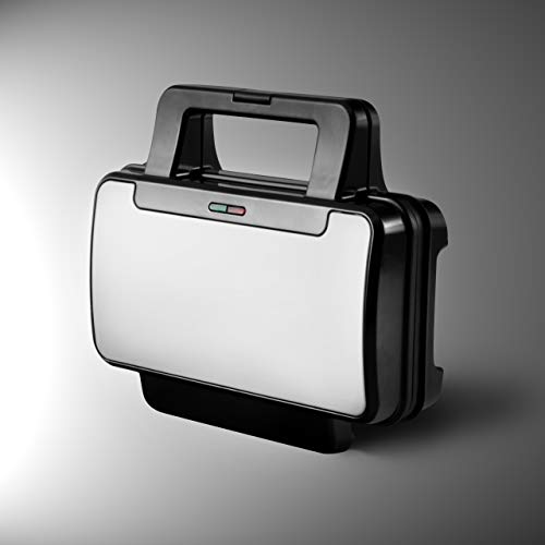 Venga! VG SM 3007 - Sandwichera de 900 W (acero inoxidable, plástico y metal, color negro)