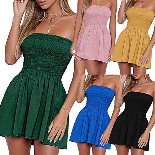 Vestido atractivo de las mujeres de moda de la cintura del tubo de la parte superior de