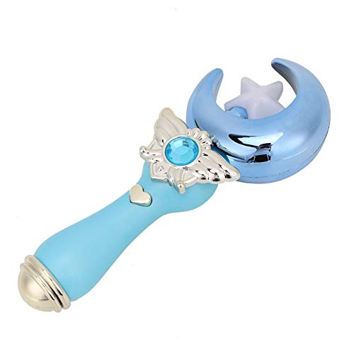 VGEBY1 Magic Fairy Stick, Star Moon Shape Princess Stick Varitas Music Fairy Wand de Hadas para niños con luz y música