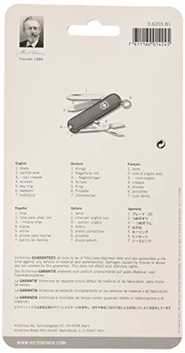 Victorinox V06203.B1 Navaja Pequeña Classic Blister, Rojo, S