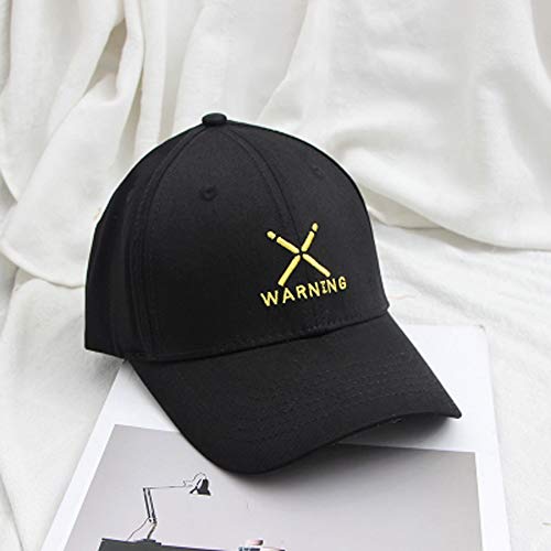 Viento Industrial Gorra De Béisbol Hombre Juventud Salvaje Calle Casual Sombrero Salvaje Mujer Sombrilla De Verano (Color : Black)