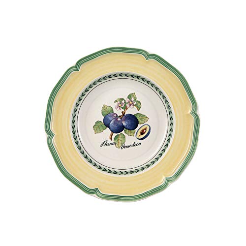 Villeroy & Boch French Garden Valence Plato Hondo, 23 cm, Porcelana Premium, Blanco/Colorido