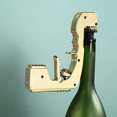 Vino Dispensador, Champán Botella Eyector Vino Tapón Vino Fuente Botella Para Barra Piscina Celebración Fiesta - Oro