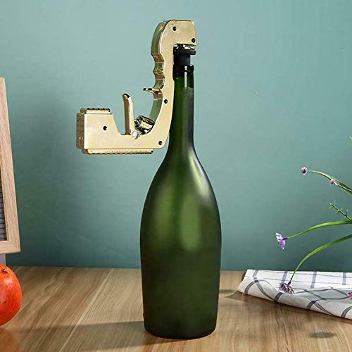 Vino Dispensador, Champán Botella Eyector Vino Tapón Vino Fuente Botella Para Barra Piscina Celebración Fiesta - Oro