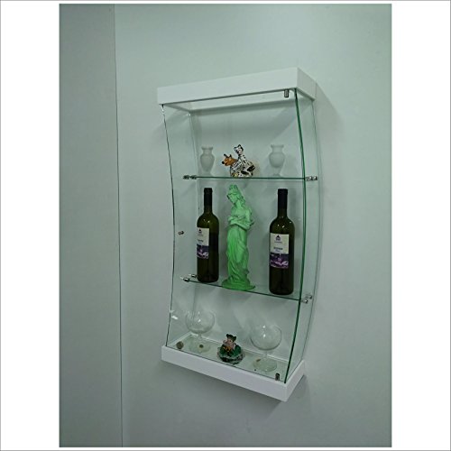 Vitrina Mural VM3024T-CUP Curved Design (Blanco)