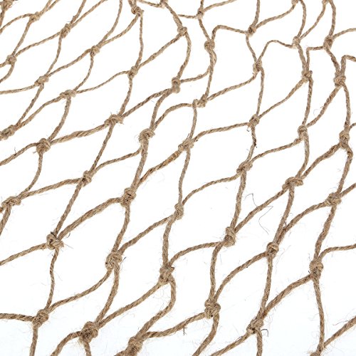 VORCOOL Decoración Decorativa de la Red de la Pesca de la Pared de la Pesca del Estilo Mediterráneo del 1x2m Que adorna