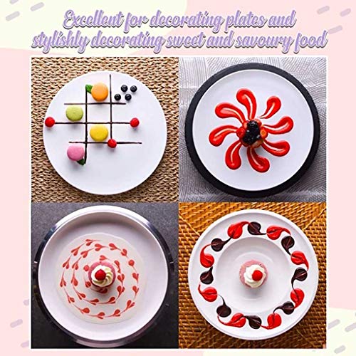 Webla Diy Cuchara de chocolate Postre Decoración Cuchara Filtro Cuchara Decoración de pastel (L)