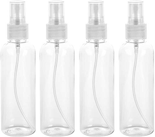 Webla - Vaporizador transparente vacía con vaporizador fino para viaje, aroma de plástico