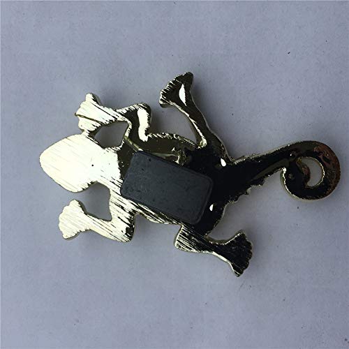 Weekinglo Souvenir Imán de Nevera Lizard Tenerife España 3D Resina Artesanía Hecha A Mano Turista Recorrido de Recuerdos de la Ciudad Carta de Colección Refrigerador Etiqueta