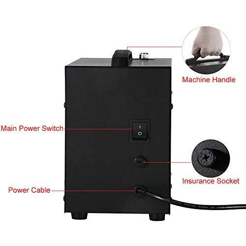 Wenhu Máquina de Soldadura por Puntos 737G + 4.3KW para baterías de conexión de Tira de níquel 18650 Pluma de Hierro de Alta Potencia Wpot,110v