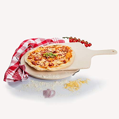 Westmark - Bandeja de Horno para Pizza, cerámica, Beige, Ø 33 cm