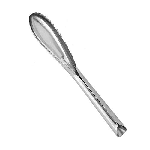 WFLEMC Removedor De Escamas De Pescado De Acero Inoxidable, Limpiador, Raspador, Pelador, Herramienta De Cocina
