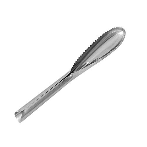 WFLEMC Removedor De Escamas De Pescado De Acero Inoxidable, Limpiador, Raspador, Pelador, Herramienta De Cocina