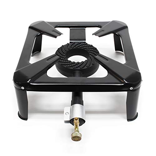 WilTec Hornillo de Gas 450 g/h Fogón de Camping Cocina portátil Gas butano/propano Outdoor Acampada Jardín
