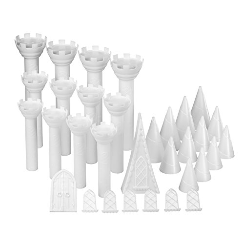 Wilton Set de decoración de Tartas, Madera