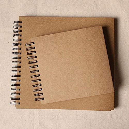 WJCRYPD 98 Páginas Boda Libro De Visitas/Kraft Álbum De Recortes/Spiral Bound/Kraft Álbum De Fotos De Regalo/De La Boda Qf Shop (Color : Medium Add Name)