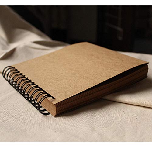 WJCRYPD 98 Páginas Boda Libro De Visitas/Kraft Álbum De Recortes/Spiral Bound/Kraft Álbum De Fotos De Regalo/De La Boda Qf Shop (Color : Small Size)