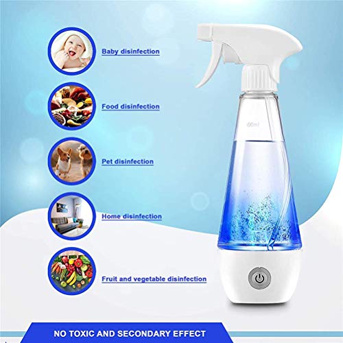 WLD Hipocloroso Generador de Agua Ácido - No Hay Tóxicos Y Los Efectos Secundarios, Desinfectante para Bebés, Frutas, Verduras, Alimentos, Animales